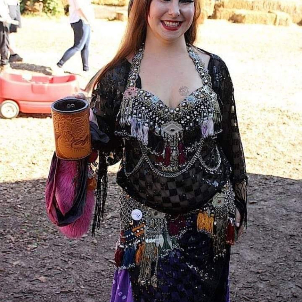OOAK Say Goshe Fusion Bellydance Bra and Belt
